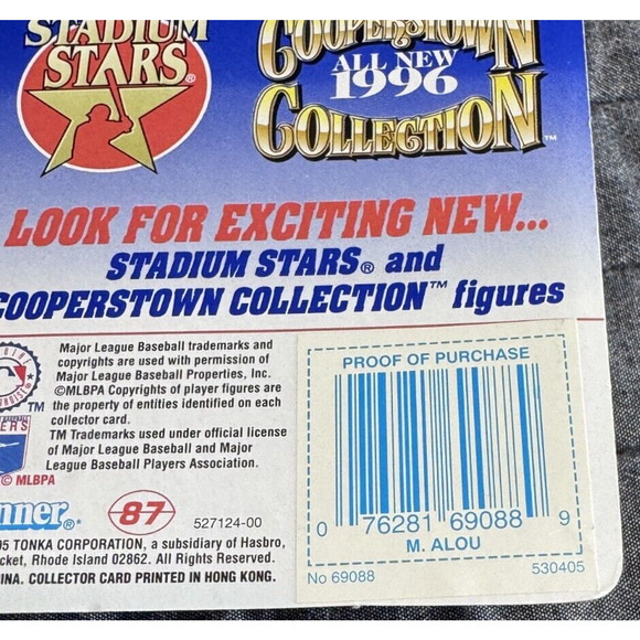 1996 Moises Alou MLB Montreal Expo Starting Lineup Figure Extended Series w Card - Picture 8 of 9